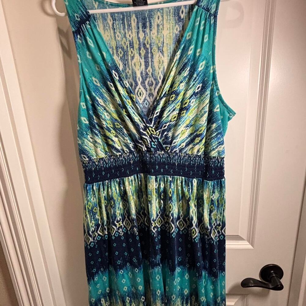 Faded glory‎ blue maxi dress